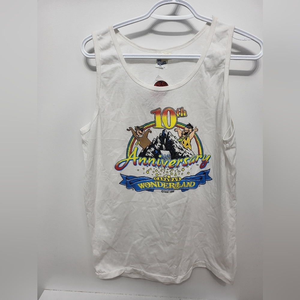 Vintage New With Tags 1990s Yogi Bear And Fred Flintstone Wonderland Tank